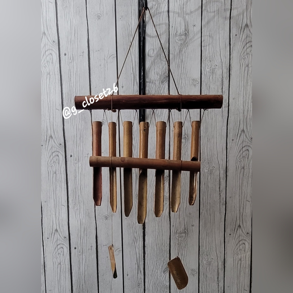 Rustic Wooden Wind Chime